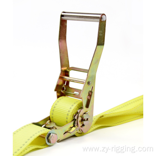 cargo lashing polyester belt ratchet tie down